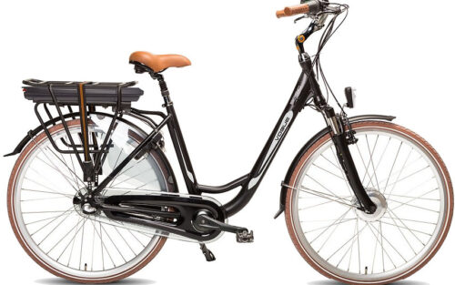 Vogue Basic 28 Inch 49 cm Dames 7V Rollerbrake Matzwart/Bruin